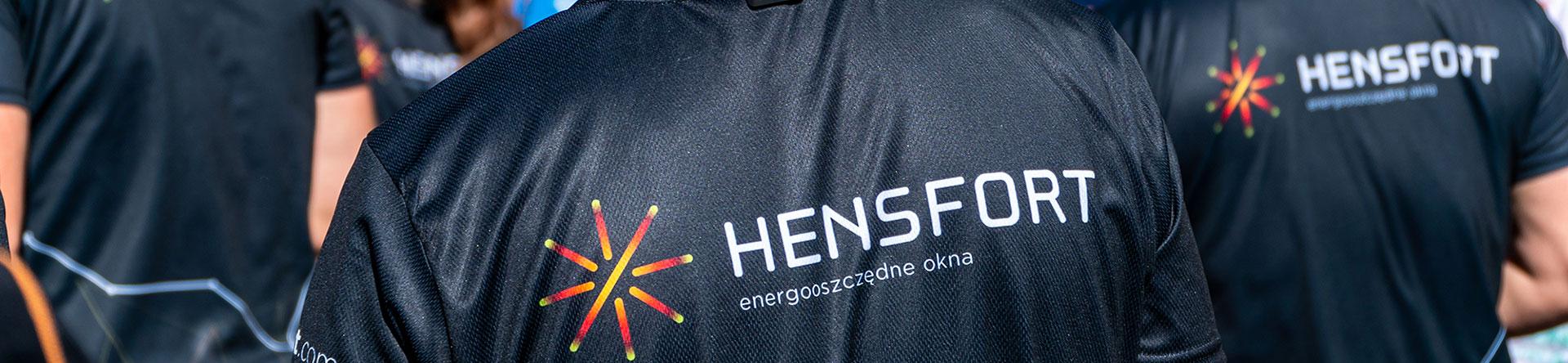 HENSFORT AT THE FINISH LINE OF THE PRZEMYŚL 10 KM RUN.