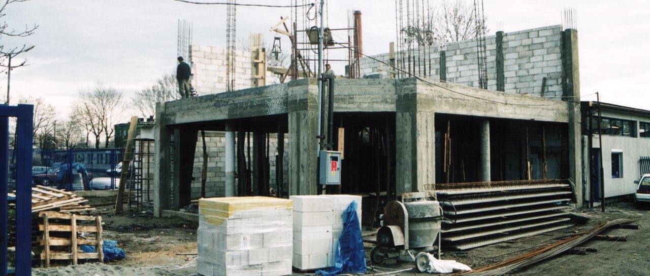 The construction of the company's headquarters starts