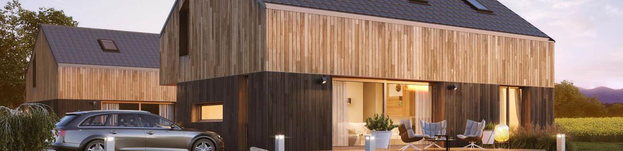 WINDOWS IN A MODERN BARN